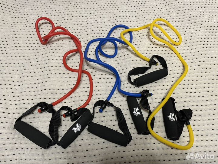 Эспандер трубчатый Valeo (набор 3шт./ новые)