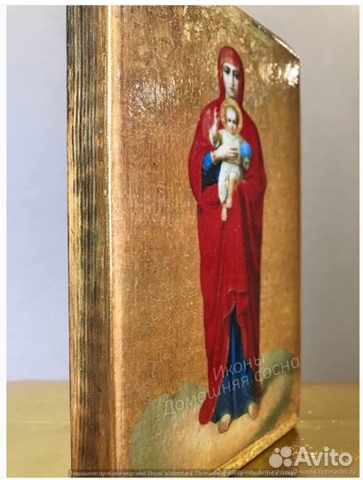 Икона Божией Матери Валаамская дерево сосна новая