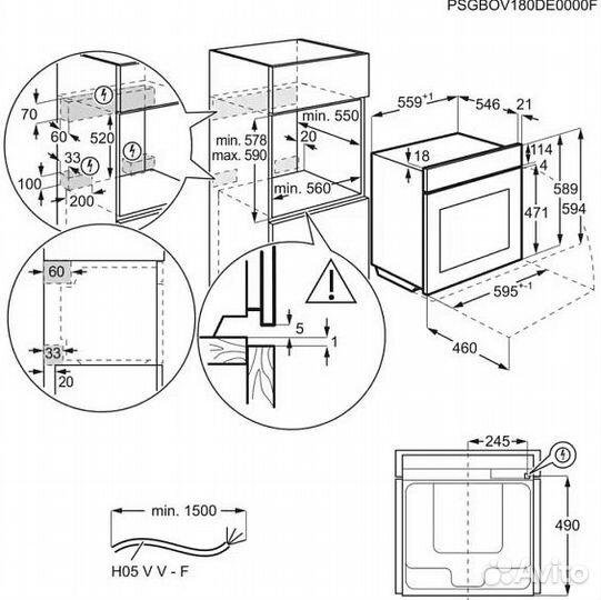 Духовой шкаф electrolux EOA9S31WZ