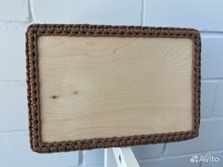 Корзинка из трикотажной пряжи интерьер