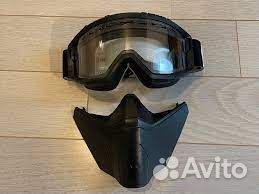 Очки маска Scott Primal Facemask MY23 Bl / Yellow