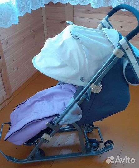 Коляска санки