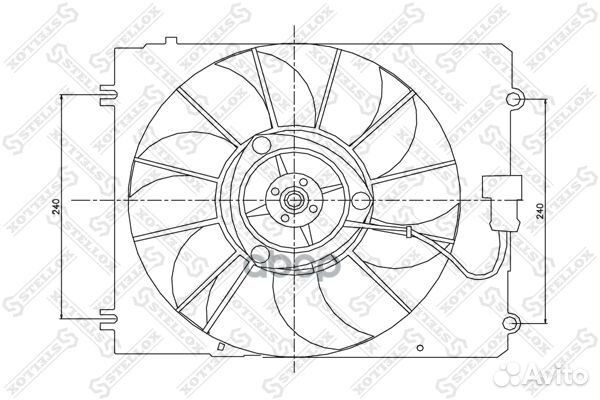 29-99445-SX вентилятор охлаждения Honda CR-V