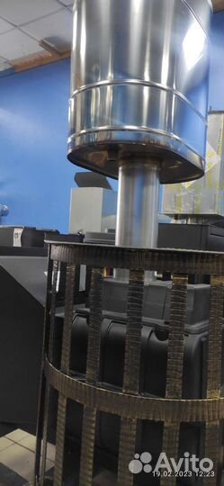 Печь для бани Везувий Легенда 16 (205) +Бак 55л