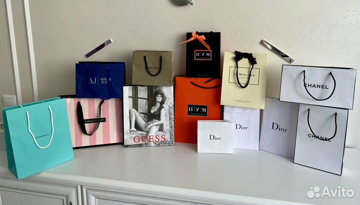 Оригинальные брендовые пакеты