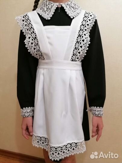 Новый Фартук для девочки с 1 по 11 класс