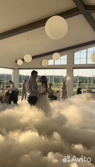 Тяжелый дым и холодные фонтаны на свадьбу
