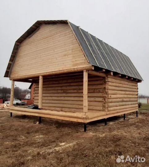 Сруб дома