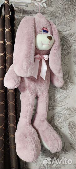 Мягкая игрушка заяц 100см