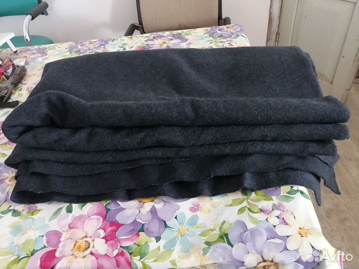 Драп ч/ш 3,5м. СССР винтаж