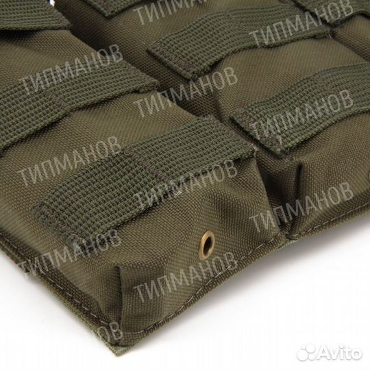 Подсумок на 3 автоматных магазина Viking олива