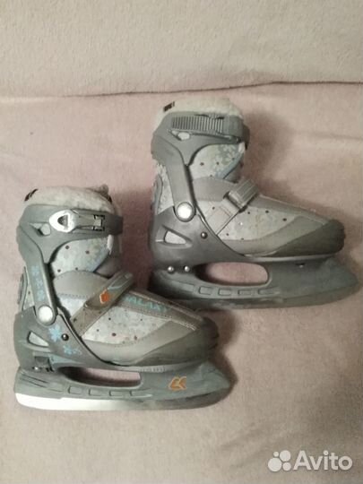 Коньки детские раздвижные 32 - 35