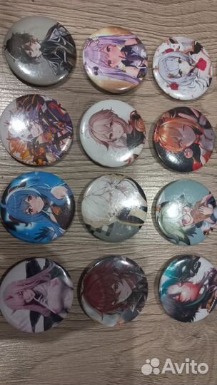 Аниме значки и Genshin im pact