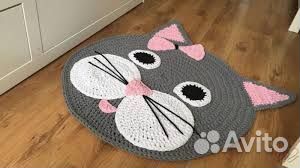 Коврик из трикотажной пряжи