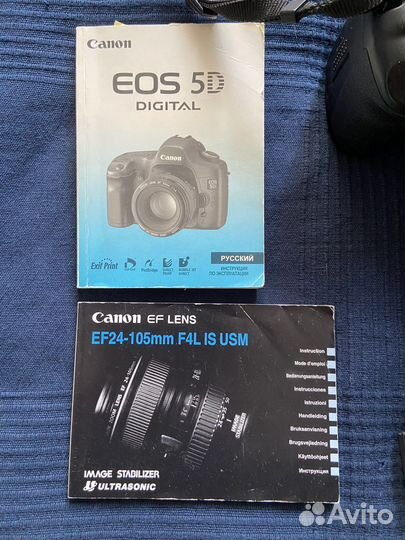 Фотоаппарат Canon EOS 5D и 2 объектива, комплект
