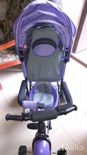 Трехколесный велосипед с родительской ручкой