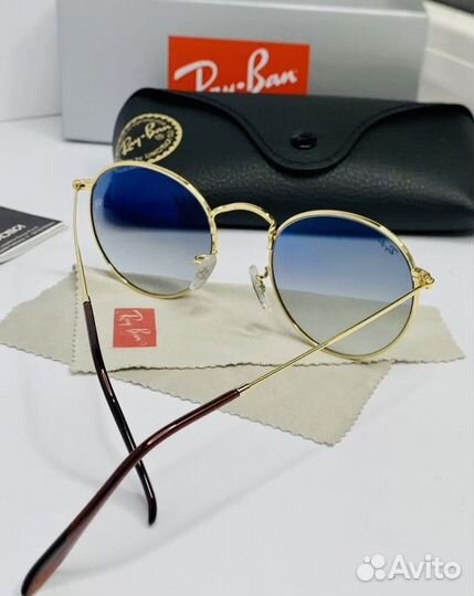 Солнцезащитные очки ray ban round metal