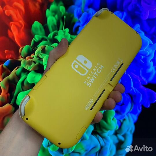 Прошитая чипом Nintendo Switch Lite