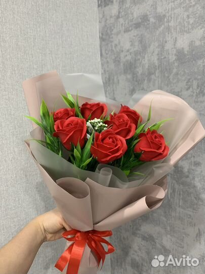 Букет цветов из мыла