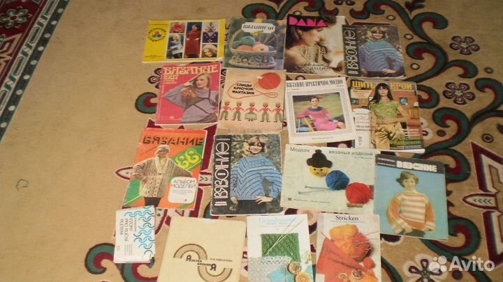 Журналы и книги по вязанию