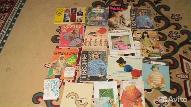 Журналы и книги по вязанию