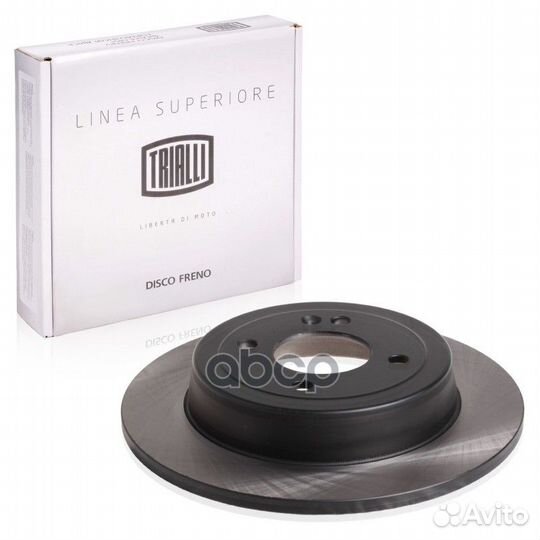Диск тормозной зад DF0842S Trialli