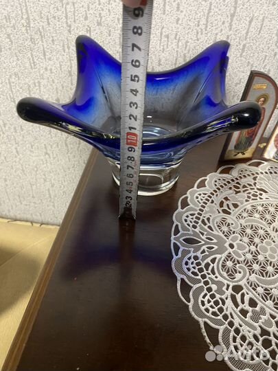 Ваза конфетница богемия