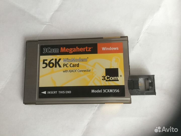 Модемы 3Com Megahertz Windows и Ubiquam, 2 шт