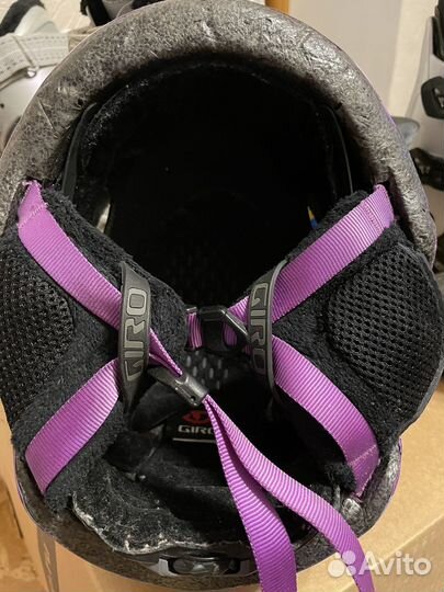 Шлем и ботинки горнолыжные детские