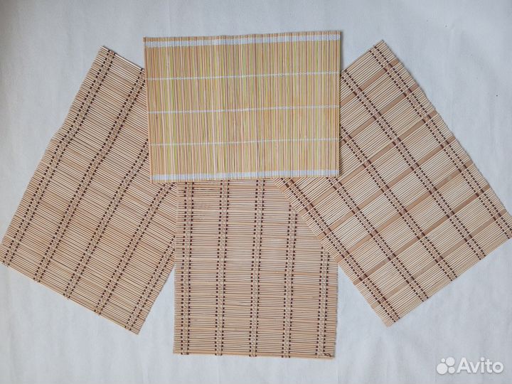 Салфетки бамбуковые 5 шт, 43*30 и 34*25