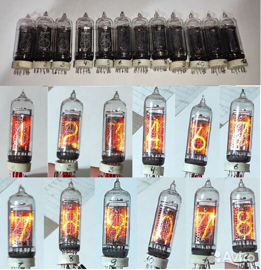 Лампы ин-14 (12 шт),ив-3А, Ив-27