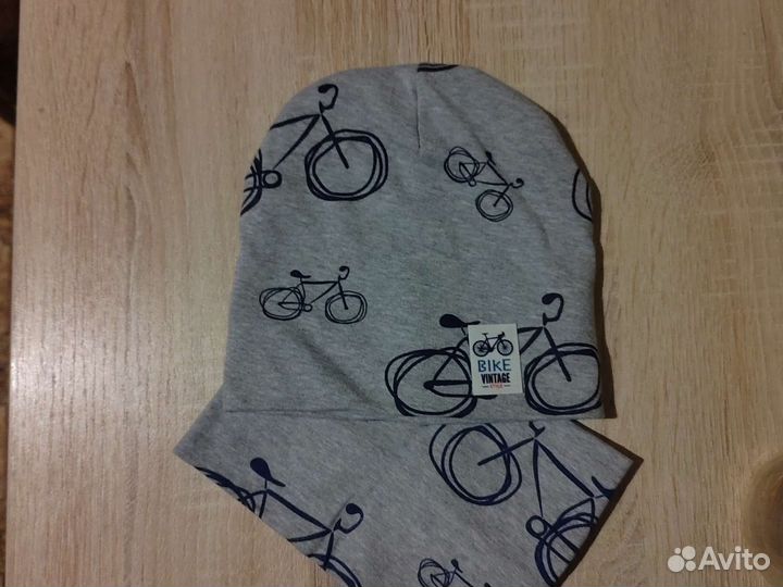 Комплект шапка и снуд для мальчика