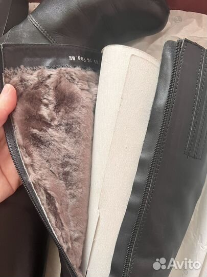 Зимние женские сапоги 38 натуральная кожа