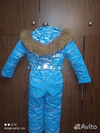 Детский зимний комбинезон на мальчика 110