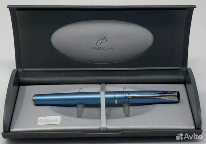 Ручка перьевая Parker Latitude F197, Slate Blue (П