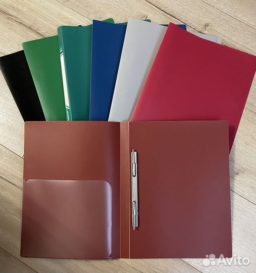 Папка с пружинным скоросшивателем, А4