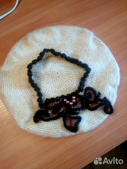 Вязаный берет