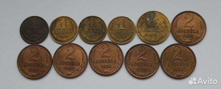 Монеты СССР и молодой России