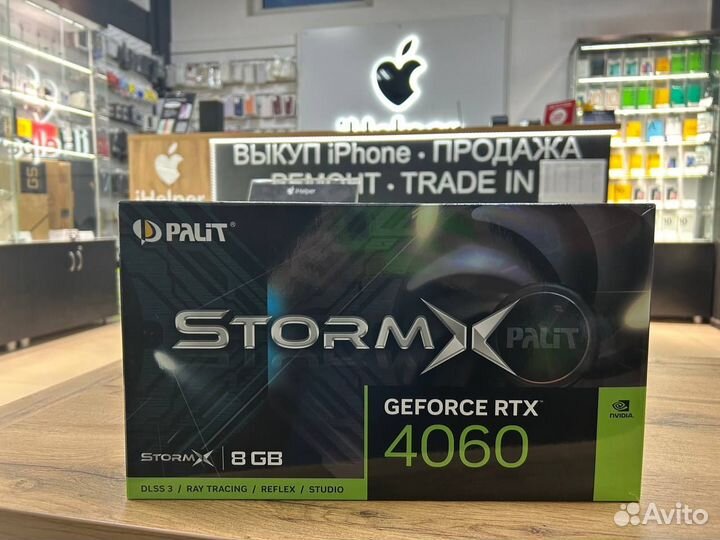 Новая Видеокарта GeForce RTX 4060 8GB Palit StormX