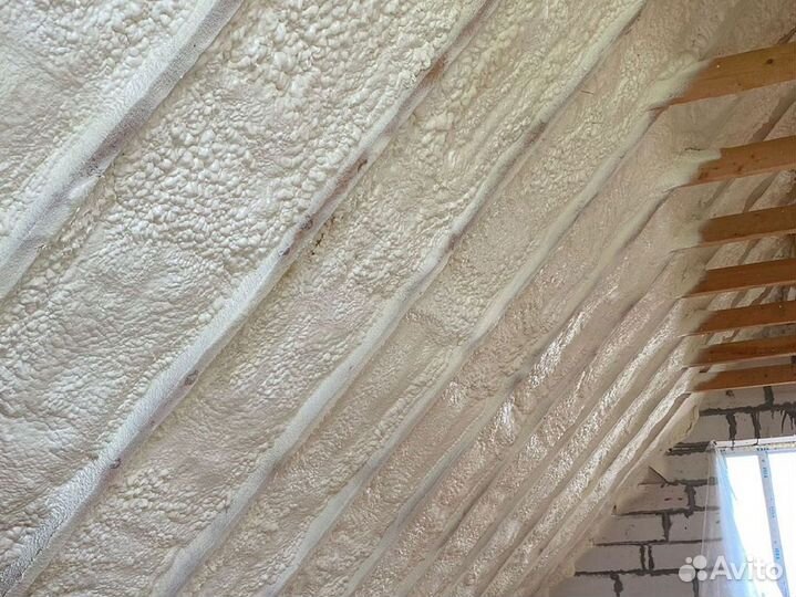 Утепление стен напылением ппу от 100 м.кв