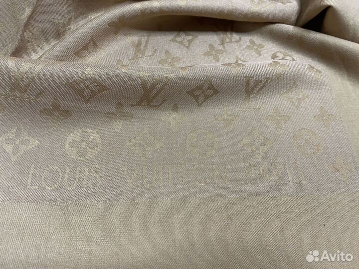 Шаль шерсть и шелк Louis Vuitton