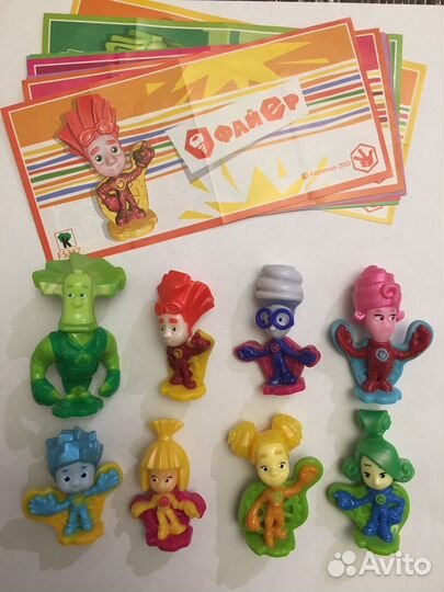 Коллекция киндер Фиксики