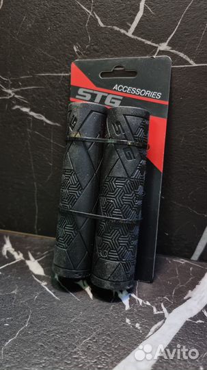 Грипсы STG Base, 126 мм, черный