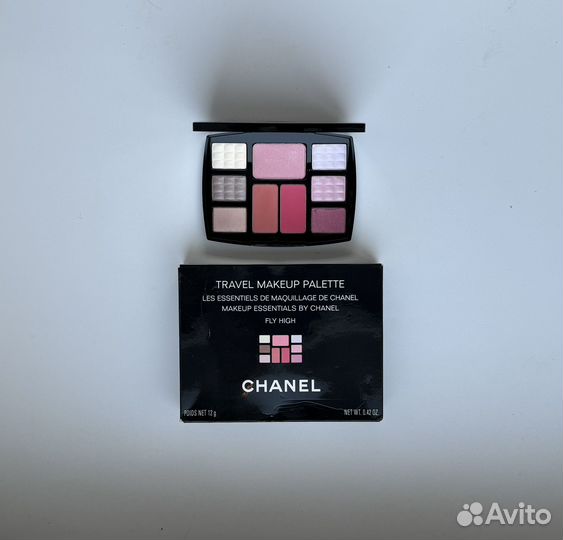 Chanel палетка тени блеск румяна fly high