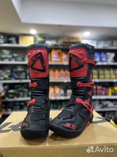 Мотоботы Leatt 3.5 для мотокросса Red