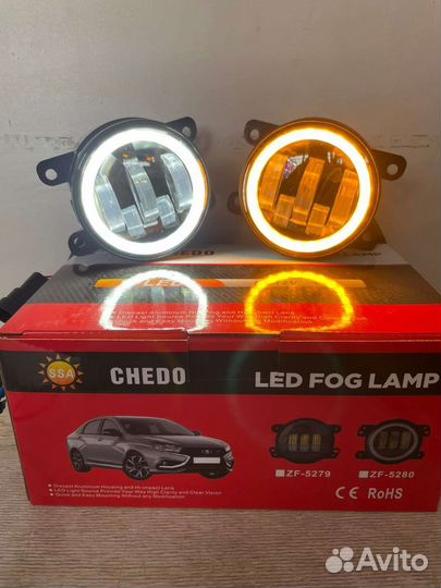 Противотуманные фары на Ford-Рено-Митсубиси 4режим