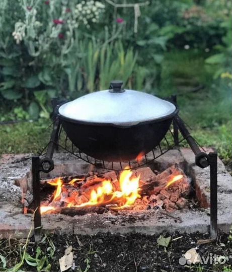 Казан чугунный узбекский