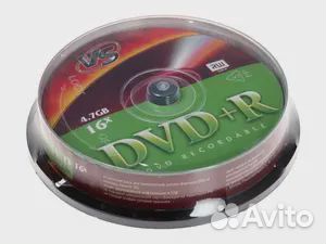 DVD-диски чистые Box, 16x