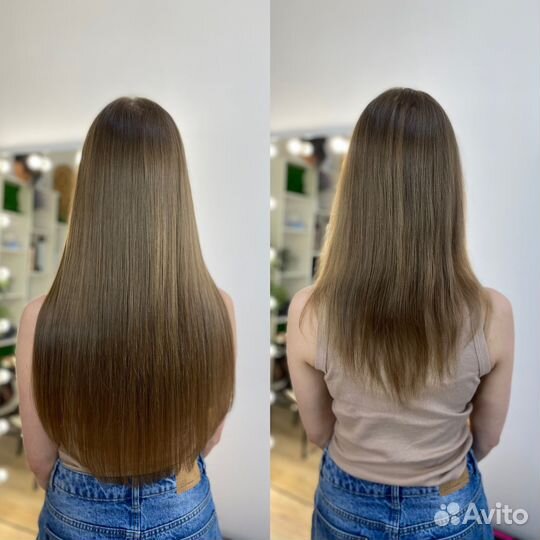 Наращивание волос (кератиновое, горячий метод)