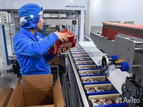 Упаковщик (ца) на кондитерскую фабрику